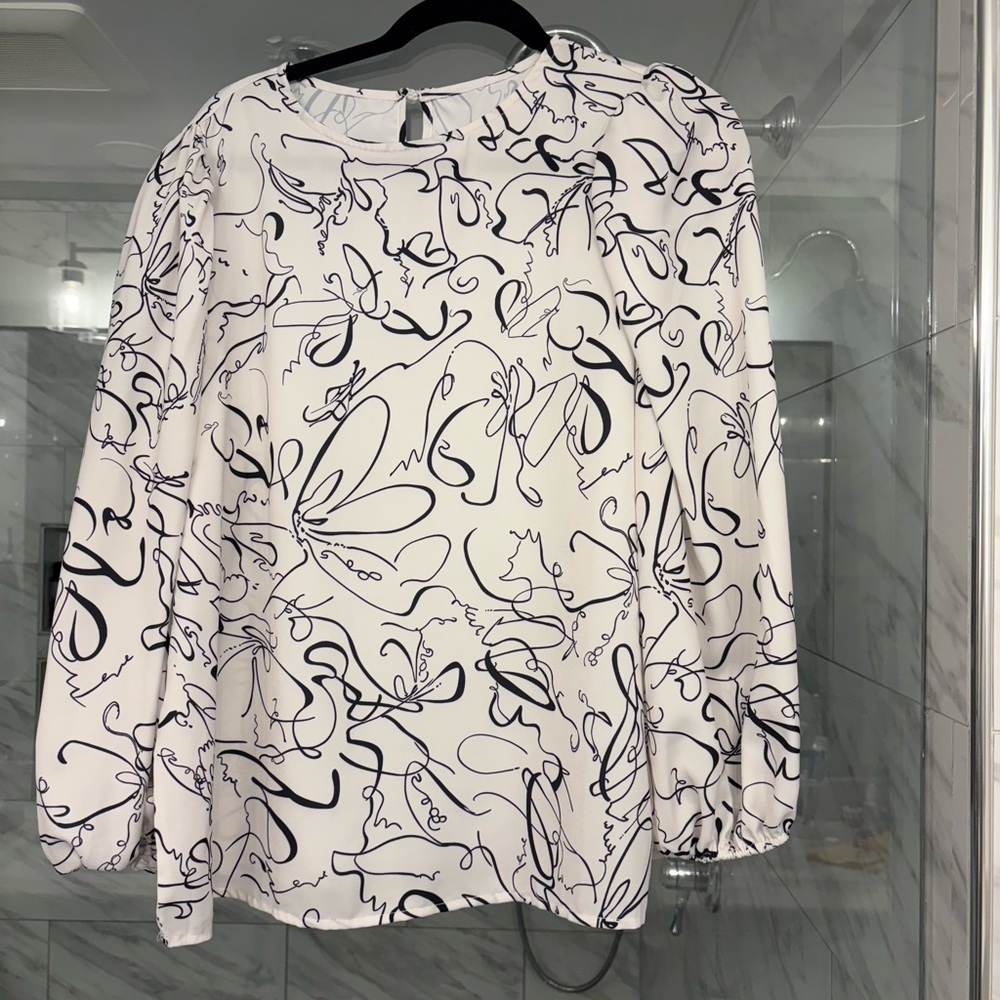 Abstract Print Women's Top